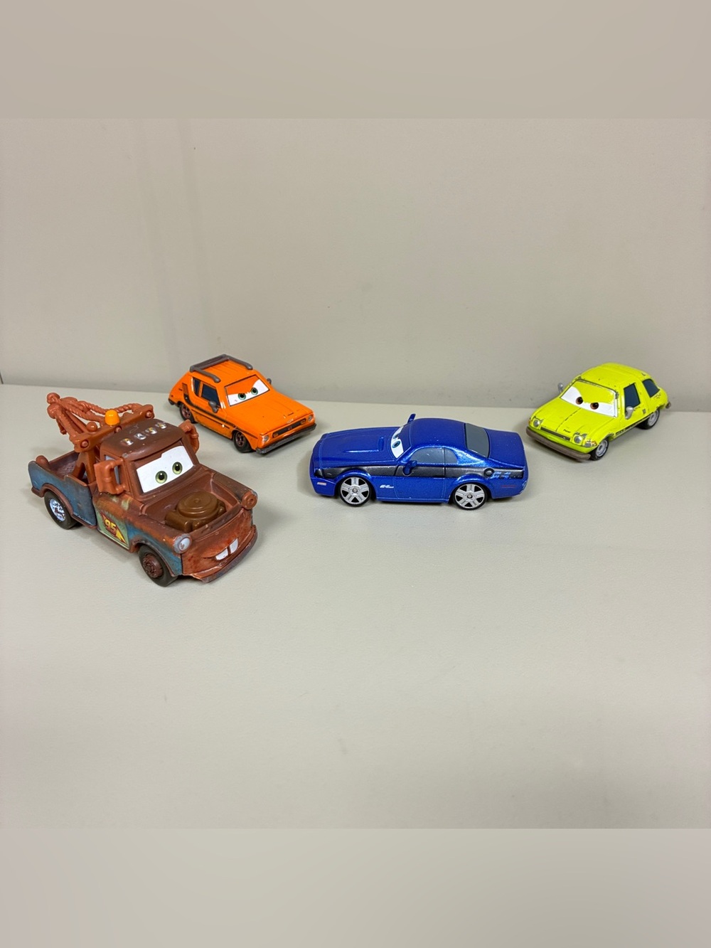 Disney Pixar Cars 2 Diecast Lot - Mater, Acer, Grem & Rod Torque 1:55